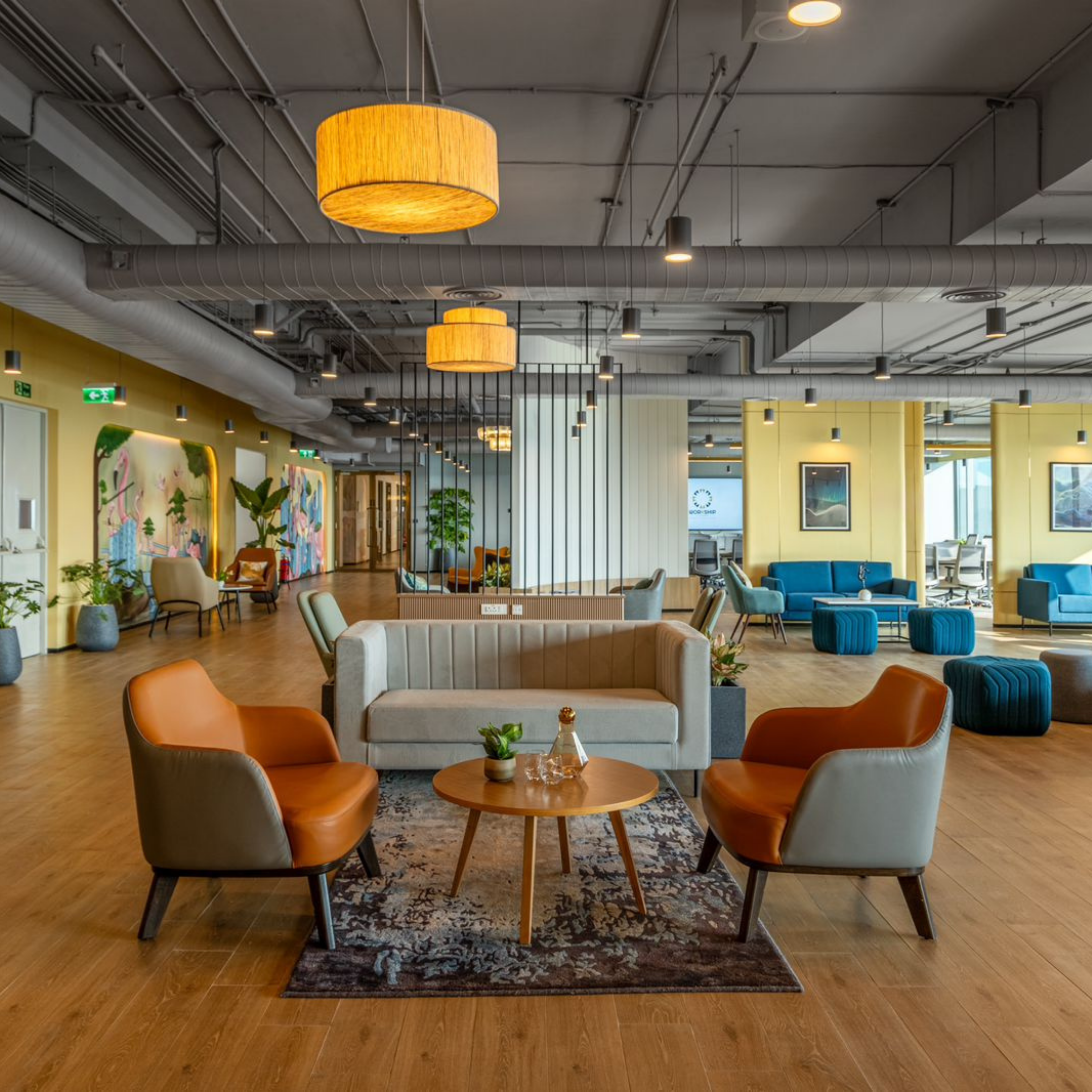 Modern coworking and office space for rent